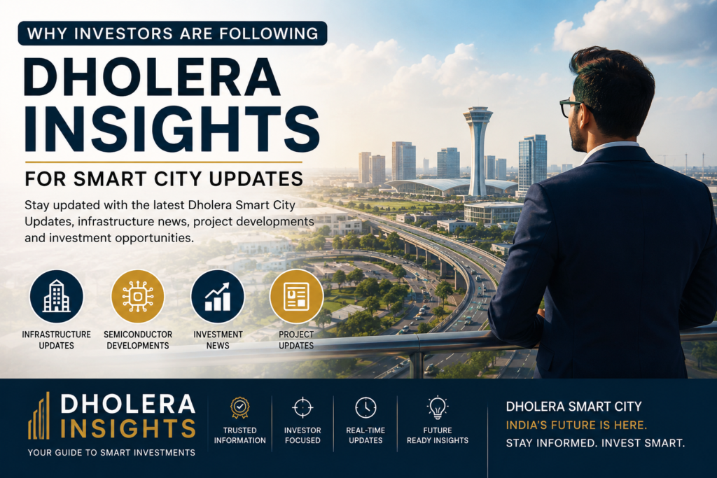 Dholera Insights providing latest Dholera Smart City Updates and investment news
