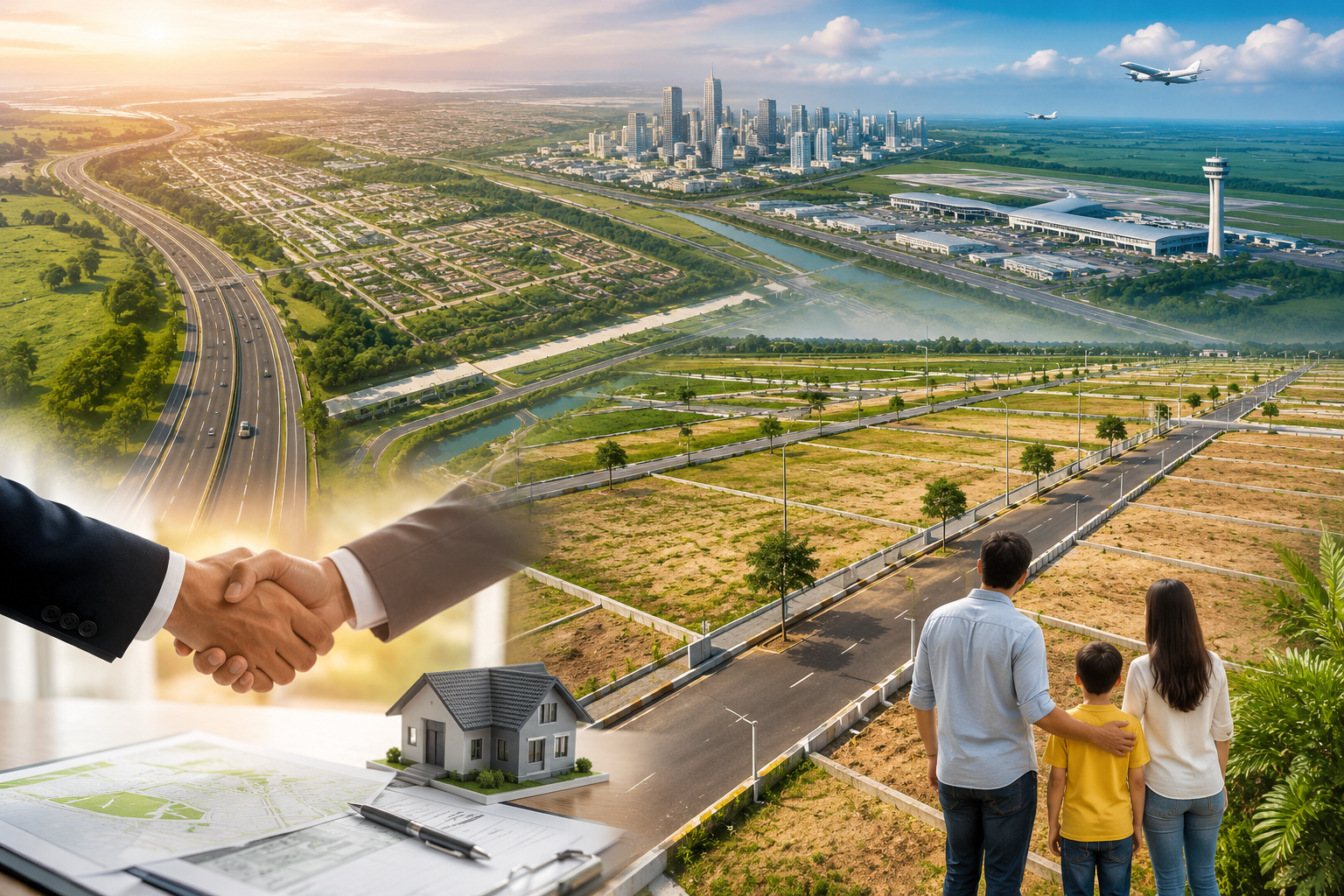 Residential plots and investment opportunities in Dholera Smart City with modern infrastructure and future development
