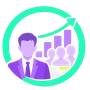 Investor First Analysis icon representing data-driven Dholera Smart City investment research and investor-focused insights