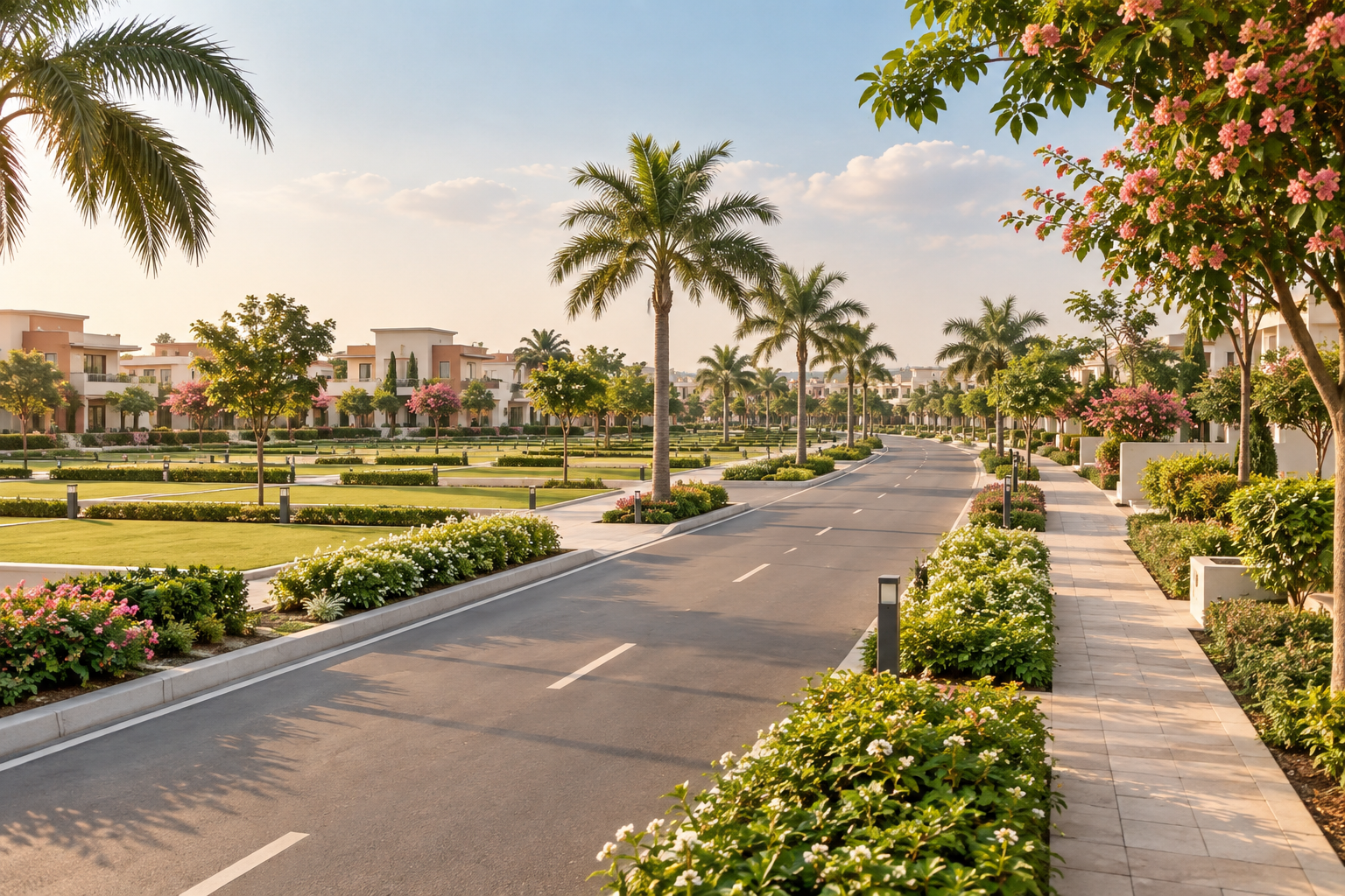 Industrial Plots in Dholera Industrial plots in Dholera with logistics roads and warehouse infrastructure